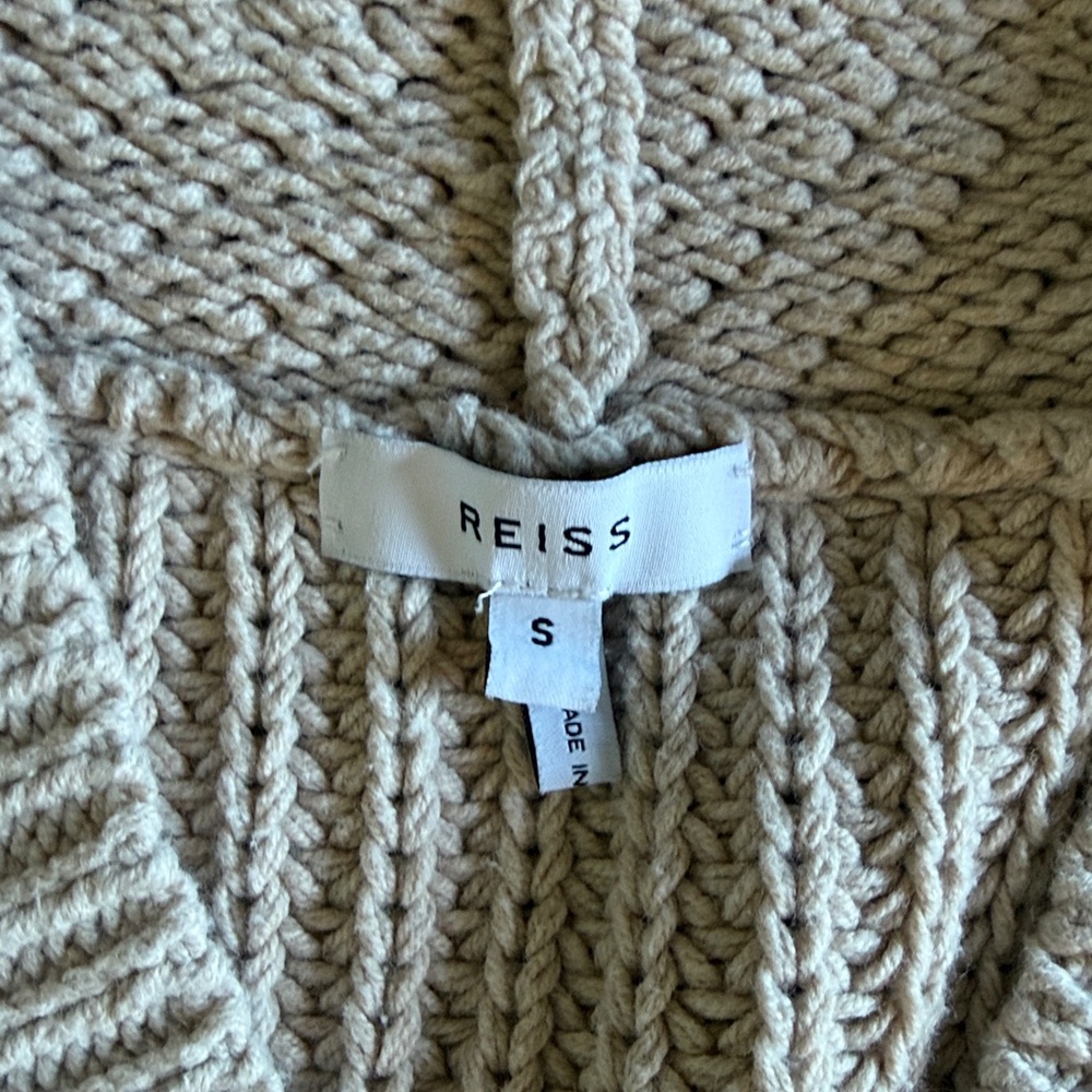 Reiss Clodah Cable Knit Sweater Vest Small - Picture 3 of 7